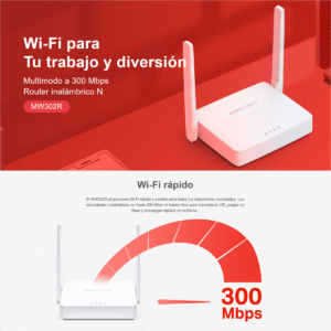 ROUTER INALAMBRICO 300Mbps